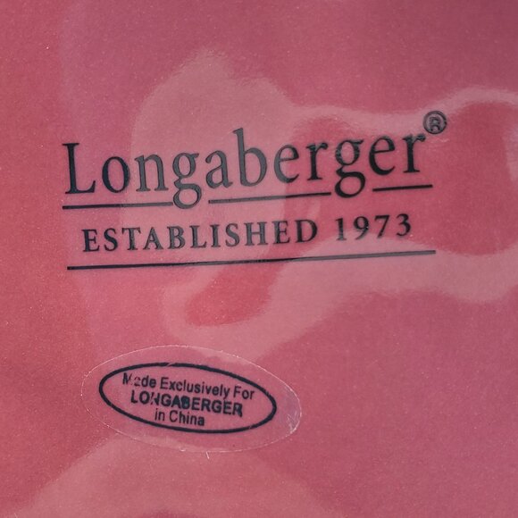 Longaberger Pottery Paprika Pillar Candle Holder Red Candleholder Candle Stick - Picture 5 of 5